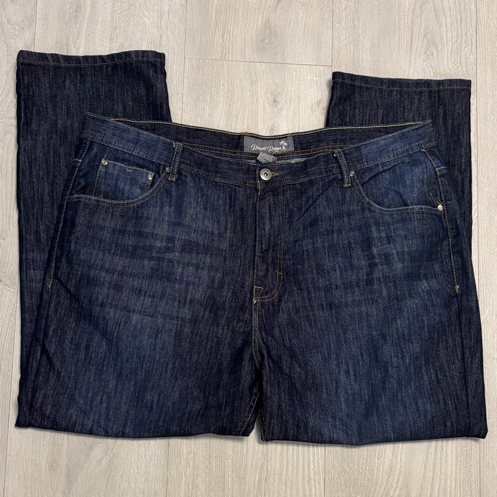 🔥BUNDLESALE Mens 46/30 Desert Dunes Comfort Dark Indigo Relaxed Fit Jeans NWOT